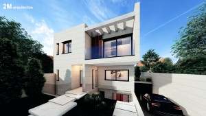 Vivienda unifamiliar aislada y piscina en calle colombia 27 villanueva de la cañada 1